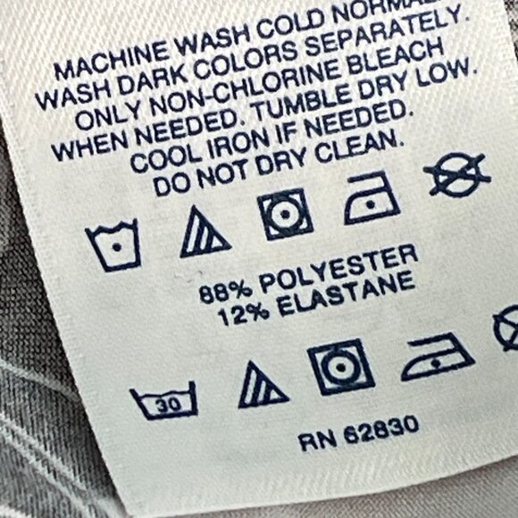 Lands End Plus Size Floral Black & White Stretch Tank Top Size 1X - Picture 5 of 5